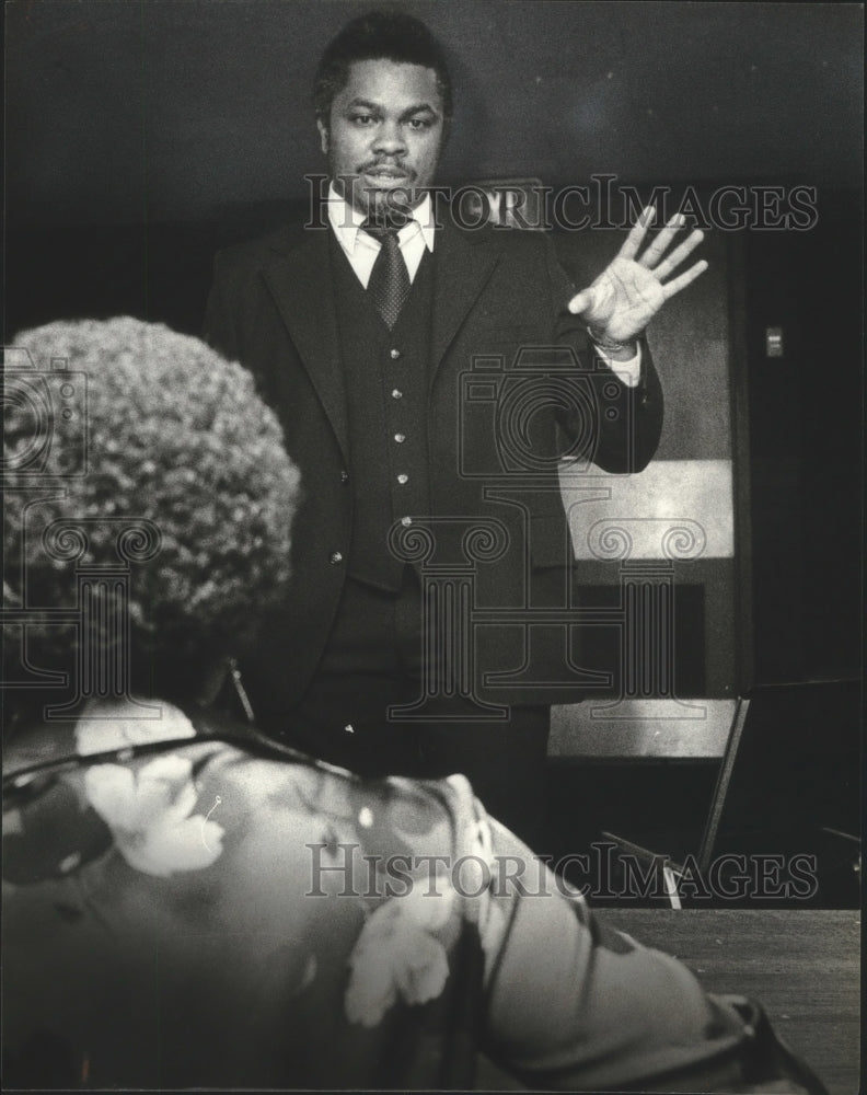 1980 Press Photo William Jointer, affirmative action director at U. of Wisconsin- Historic Images