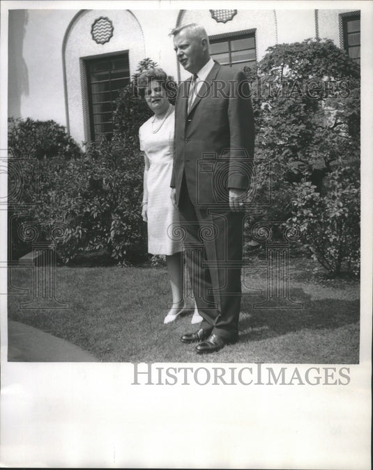 1967 Press Photo Alex Johnson Ambassador to Japan of tour of duty in Tokyo