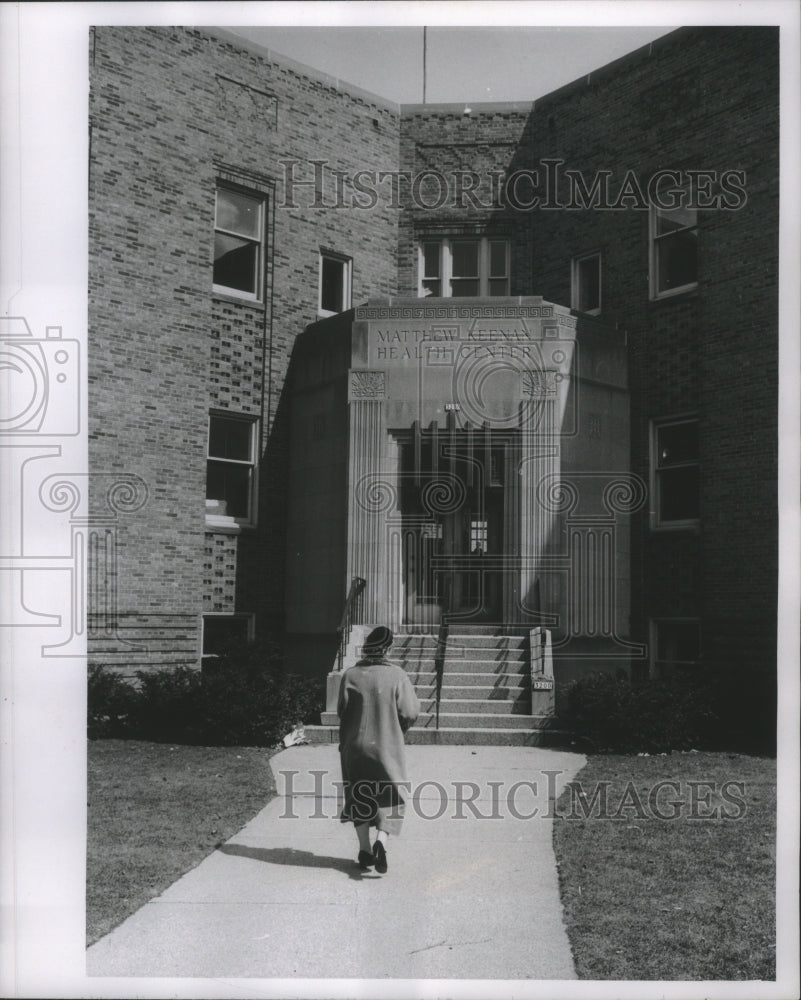 1957 Press Photo The Keenan Health Center houses the cancer clinic - mjb75754- Historic Images