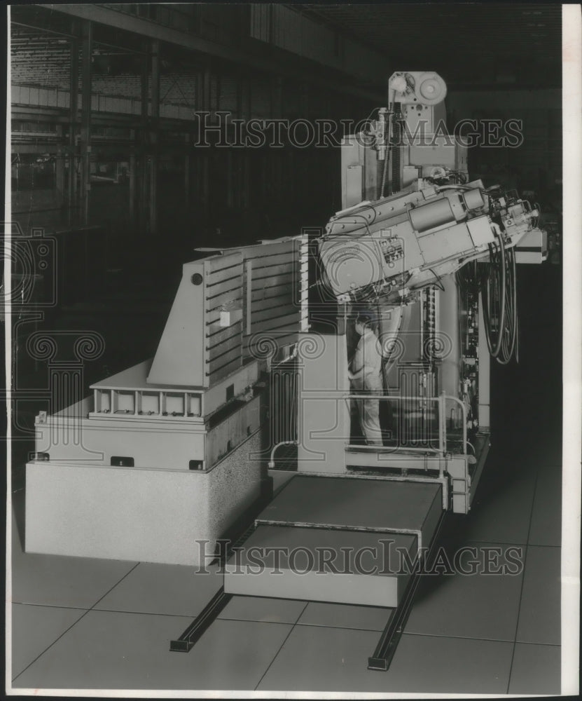 1962 Press Photo Machine tool developed by Kearney &amp; Trecker Corporation- Historic Images