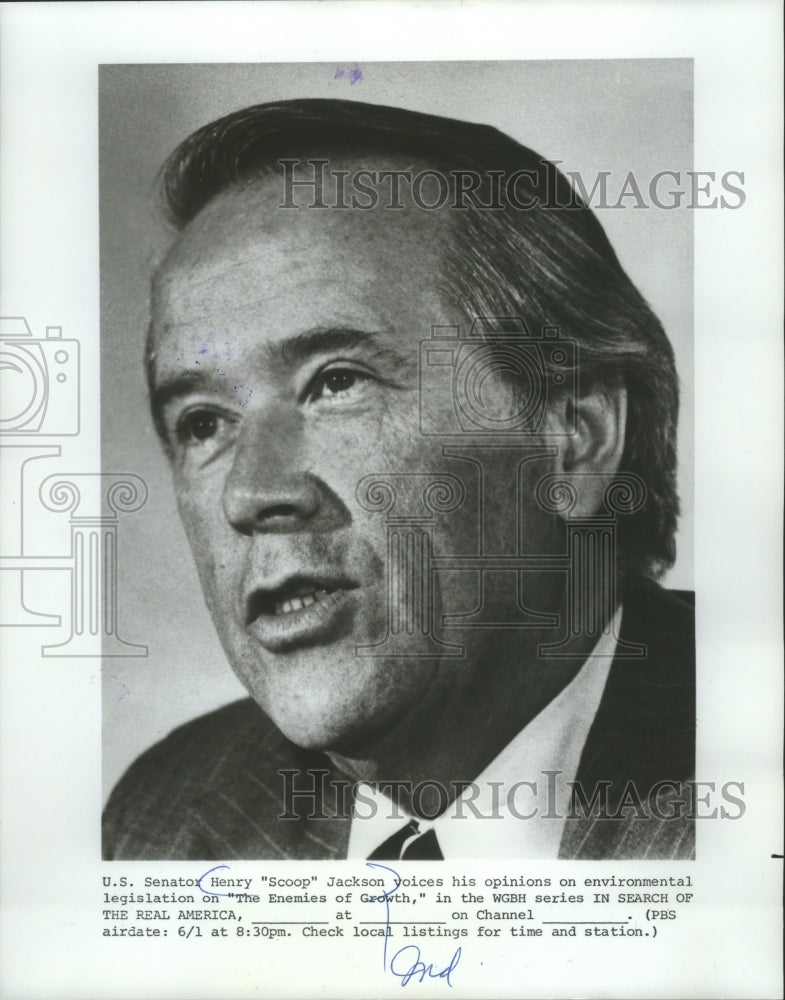 1978 Press Photo U.S. Senator Henry &quot;Scoop&quot; Jackson- Historic Images