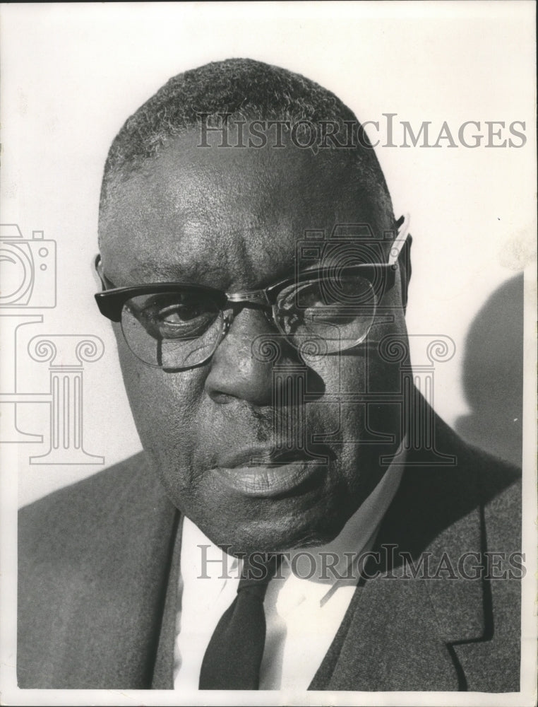 1967 Press Photo The Reverend Joseph H. Jackson from Chicago, Illinois- Historic Images