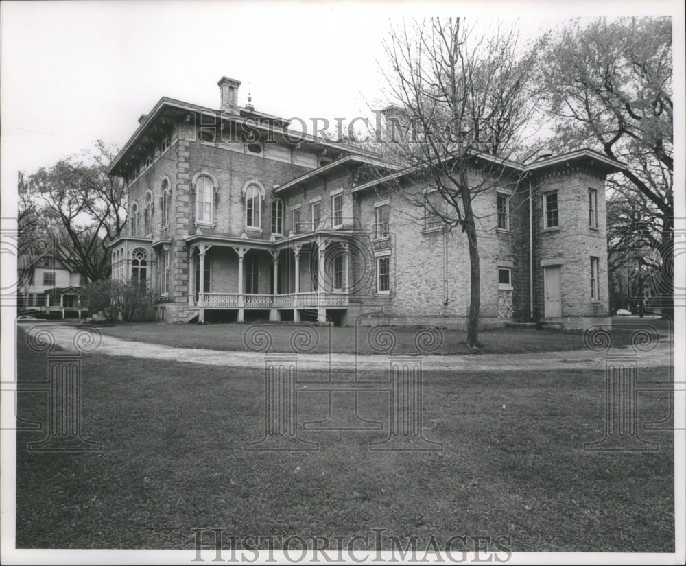 1962 Press Photo Lincoln-Tallman house in Janesville, Wisconsin - mjb76175