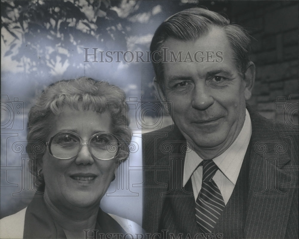 1984 Press Photo Anita Jacobs and husband, she&#39;s president of Grandparent Rights- Historic Images