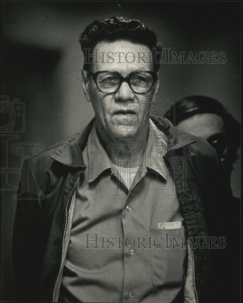 1989 Press Photo Joseph Donovan Perkins in court, Milwaukee- Historic Images