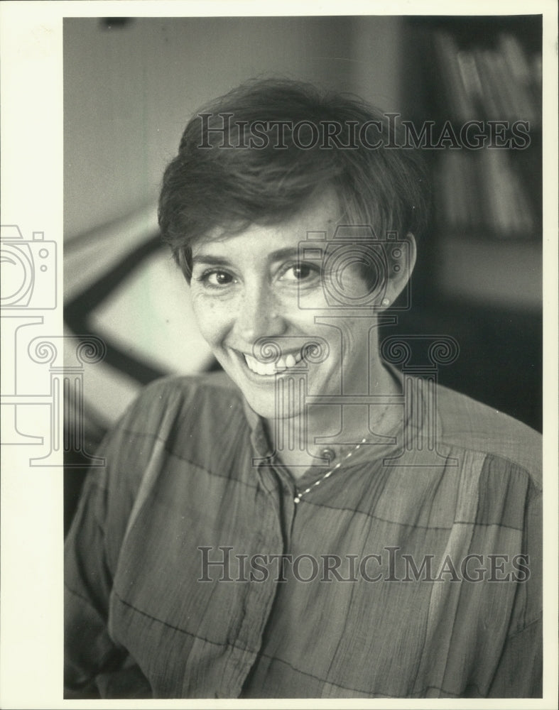 1986 Press Photo Jane P. Jones of National Wellness Institute Wisconsin- Historic Images