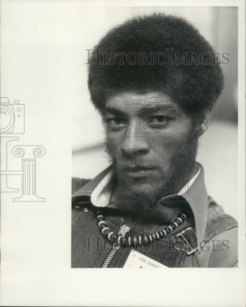 1976 Press Photo James Edward Jenkins director of Martin Luther King Jr. Park