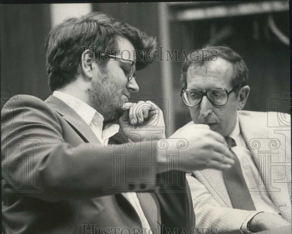 1978 Press Photo Thomas Ponchik &amp; attorney, James Shellow, in Milwaukee court- Historic Images