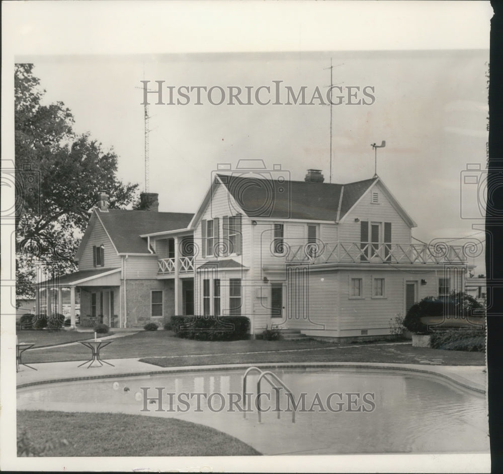 1963 Press Photo House on LBJ Ranch near Johnson City, new summer White House