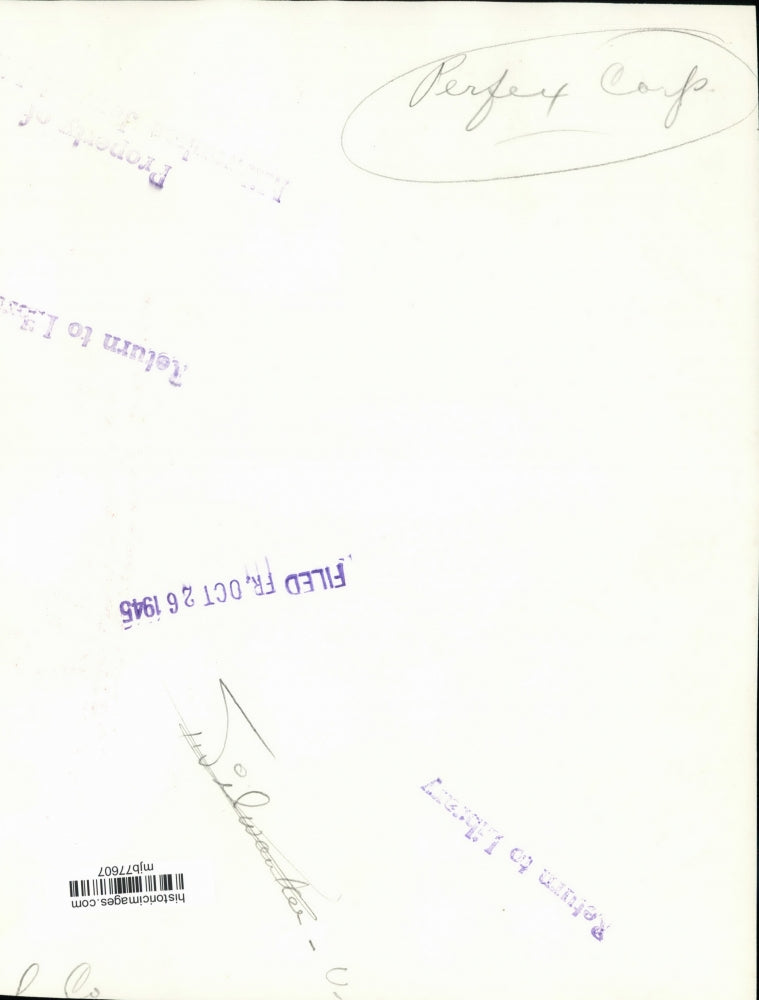 1945 Press Photo Aerial view, Perfex Corporation, Milwaukee, Wisconsin