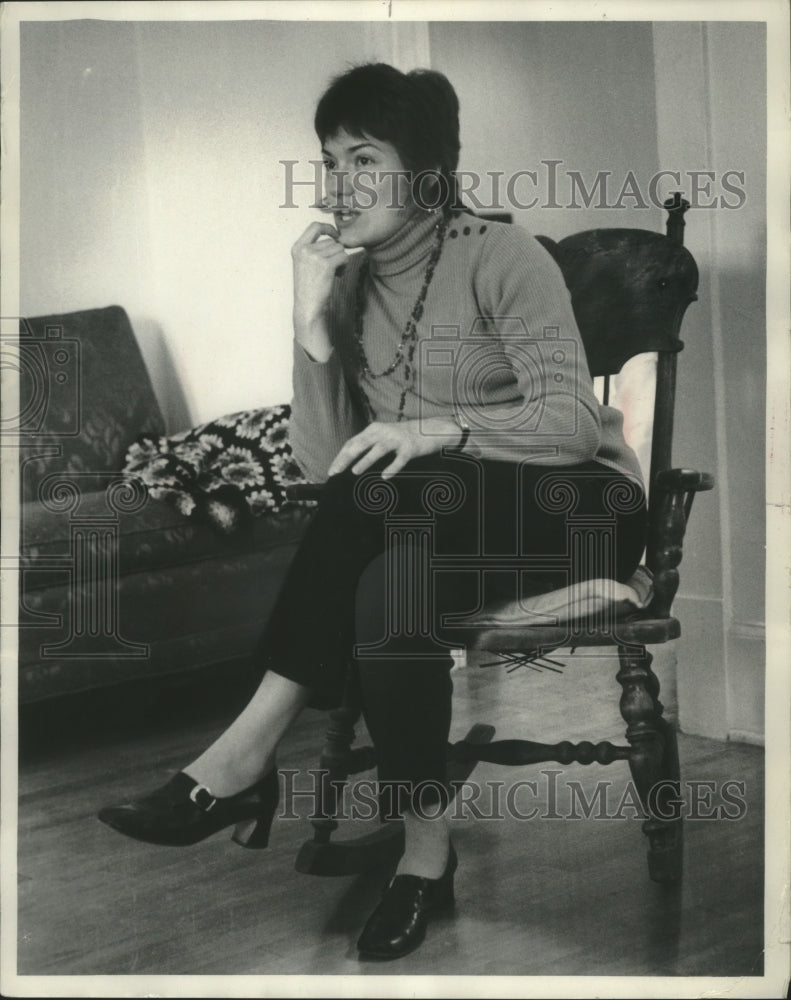1970 Press Photo Mildred Kemp, Milwaukee Symphony principal trombonist