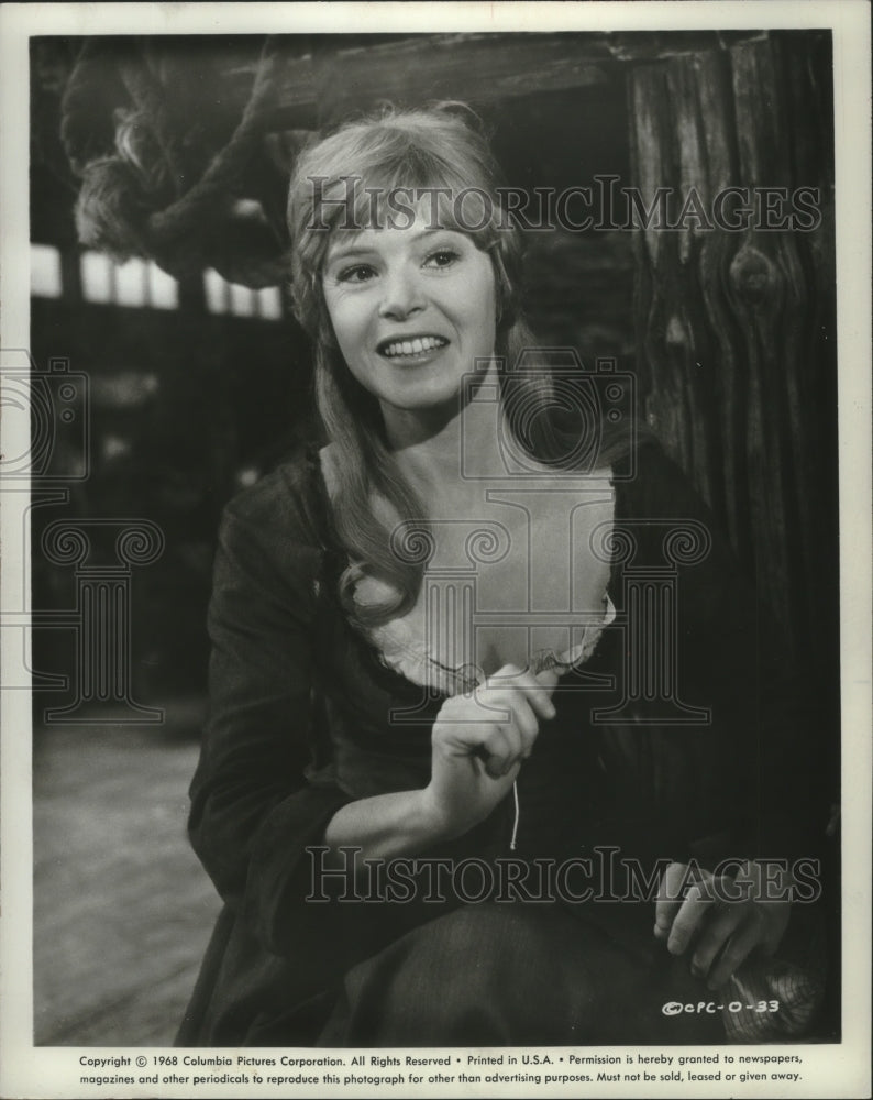 1968 Press Photo Shani Wallis - mjb78147- Historic Images