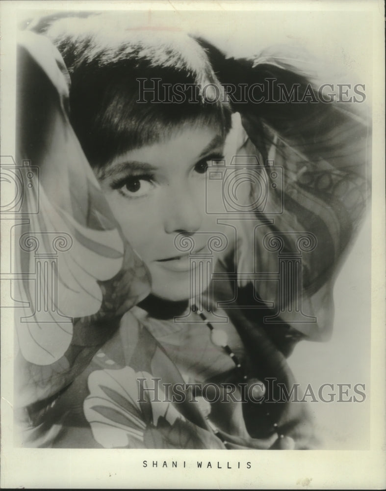 1973 Press Photo Shani Wallis at the Playboy Club - mjb78148