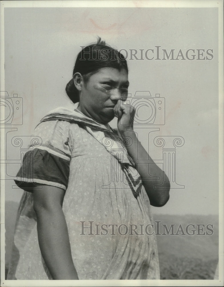 1952 Press Photo Guaymi Indian clans of Panama special festival Balseria- Historic Images