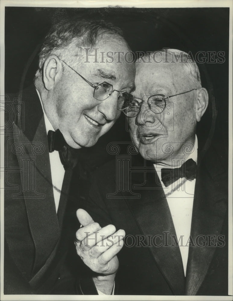 1950 Press Photo James Petrillo, Musicians Union &amp; William Green, AFH- Historic Images