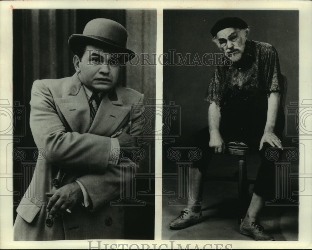1974 Press Photo Edward G. Robinson stars in "Little Caesar" and "Soylent Green