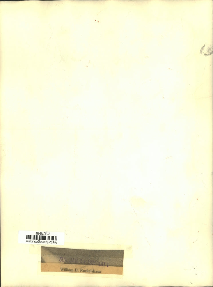 1971 Press Photo William Ruckelshaus says fines to corporations are chickenfeed