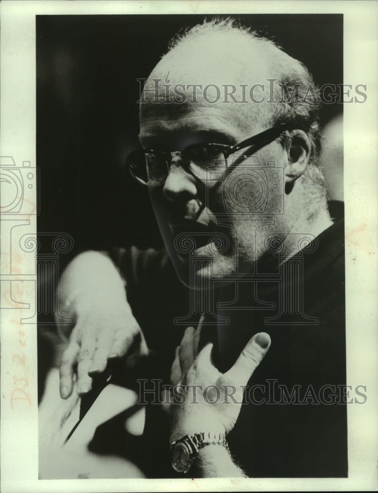 1972 Press Photo Brian Priestman guest conductor of Milwaukee Symphony- Historic Images