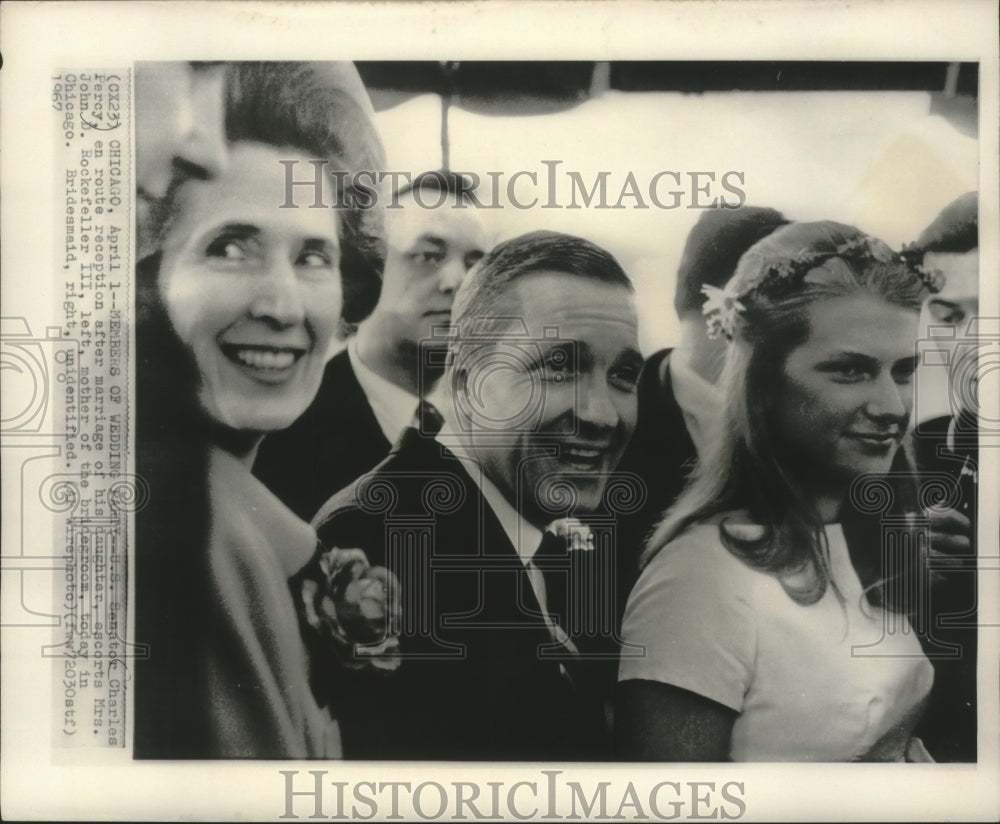 1967 Press Photo Charles Percy After Marriage Of His Daughter In Chicago- Historic Images