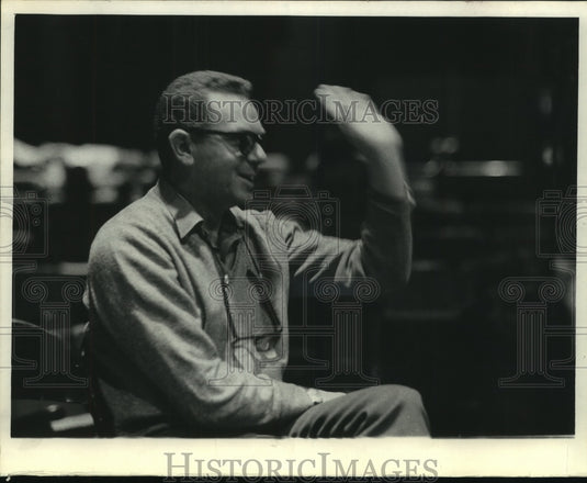 1966 Press Photo Hy Kalus, director, United States - mjb83791- Historic Images