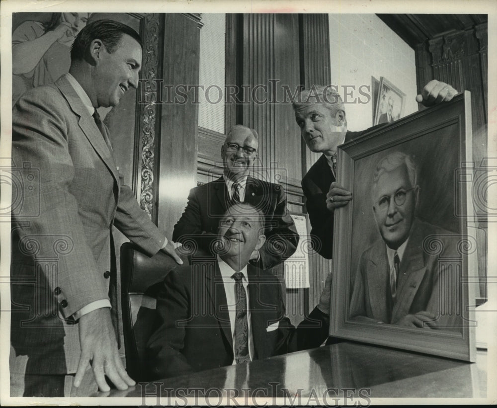 1967 Press Photo Four judges, all cousins, Milwaukee County Courthouse