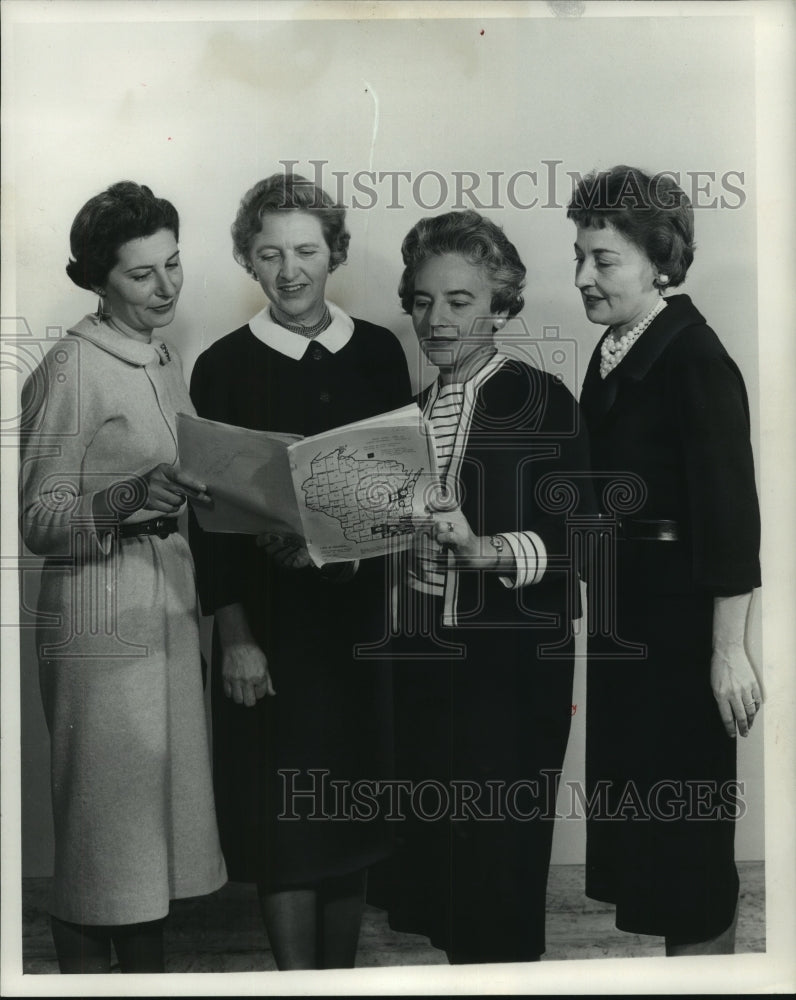 1960 Press Photo Whitefish Bay League- Women Quartet- Historic Images