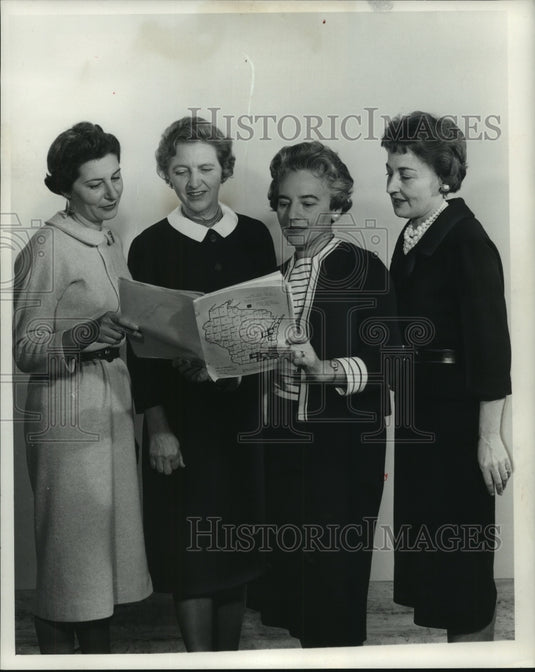 1960 Press Photo Whitefish Bay League- Women Quartet- Historic Images