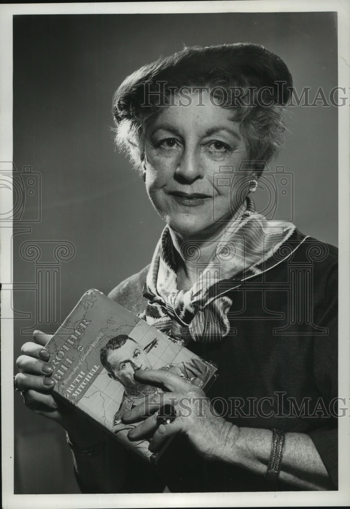 1955 Press Photo Miss Ruth Mitchell, Sister Of Billy Mitchell, Dies In Portugal- Historic Images