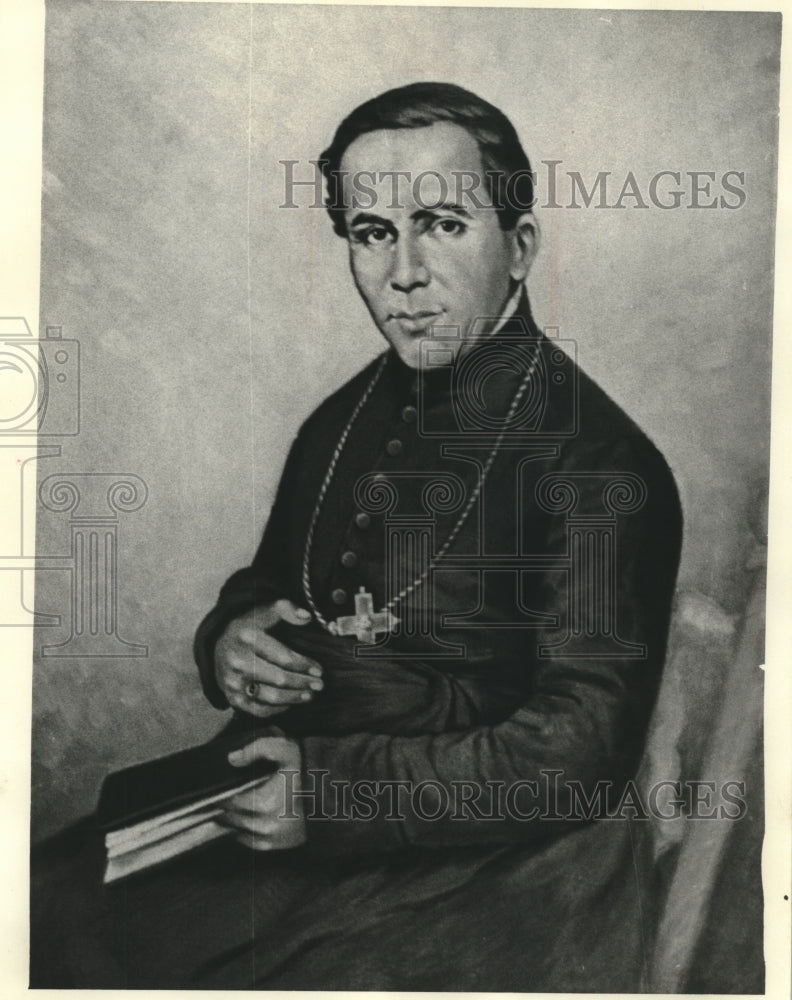 1977 Press Photo Bishop John N. Neumann, fourth Catholic bishop of Philadelphia- Historic Images