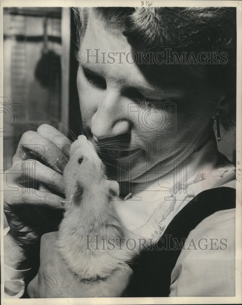 1944 Press Photo Barnabus and Dr. Rosemary Pierrel, Barnard College, New York- Historic Images