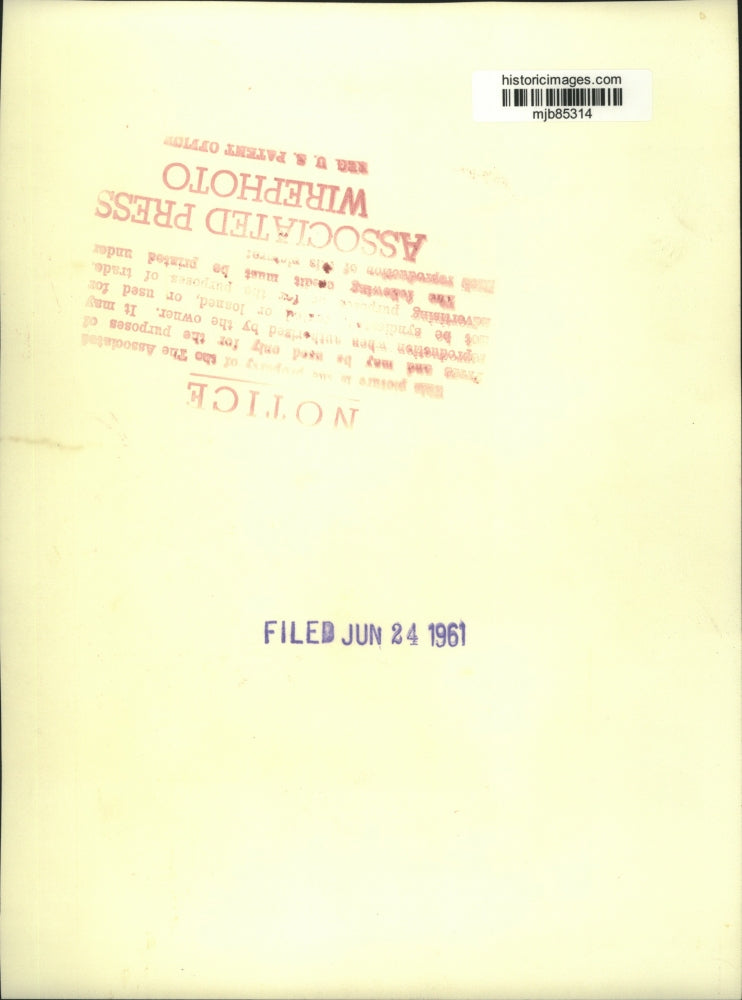 1961 Press Photo Miroslav Nacvalac with wife Hana and their two sons, New York