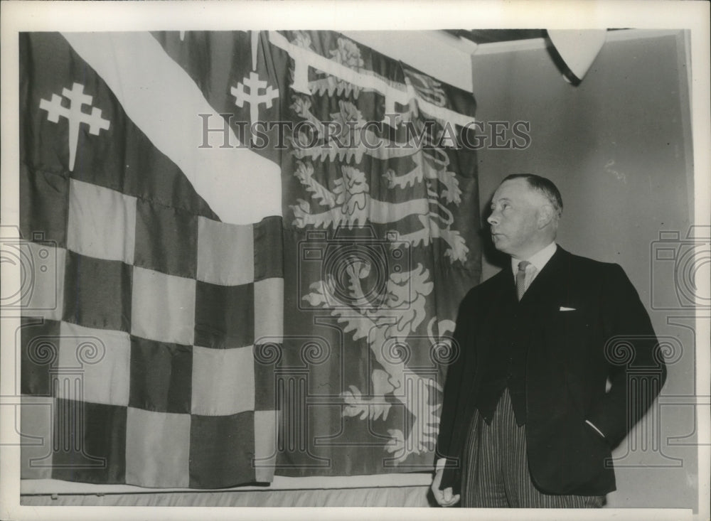 1953 Press Photo Duke of Norfolk, traditionally runs the coronation, London- Historic Images