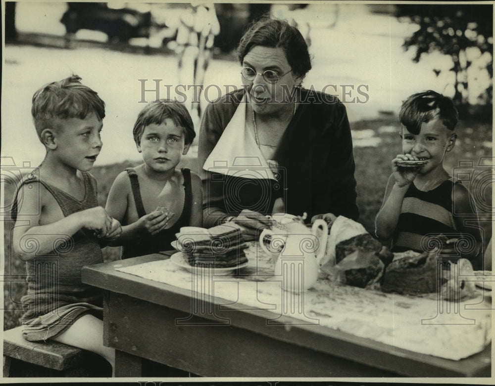 1932 Press Photo St. Aemilian Child Care Center, Milwaukee Orphan Asylum- Historic Images