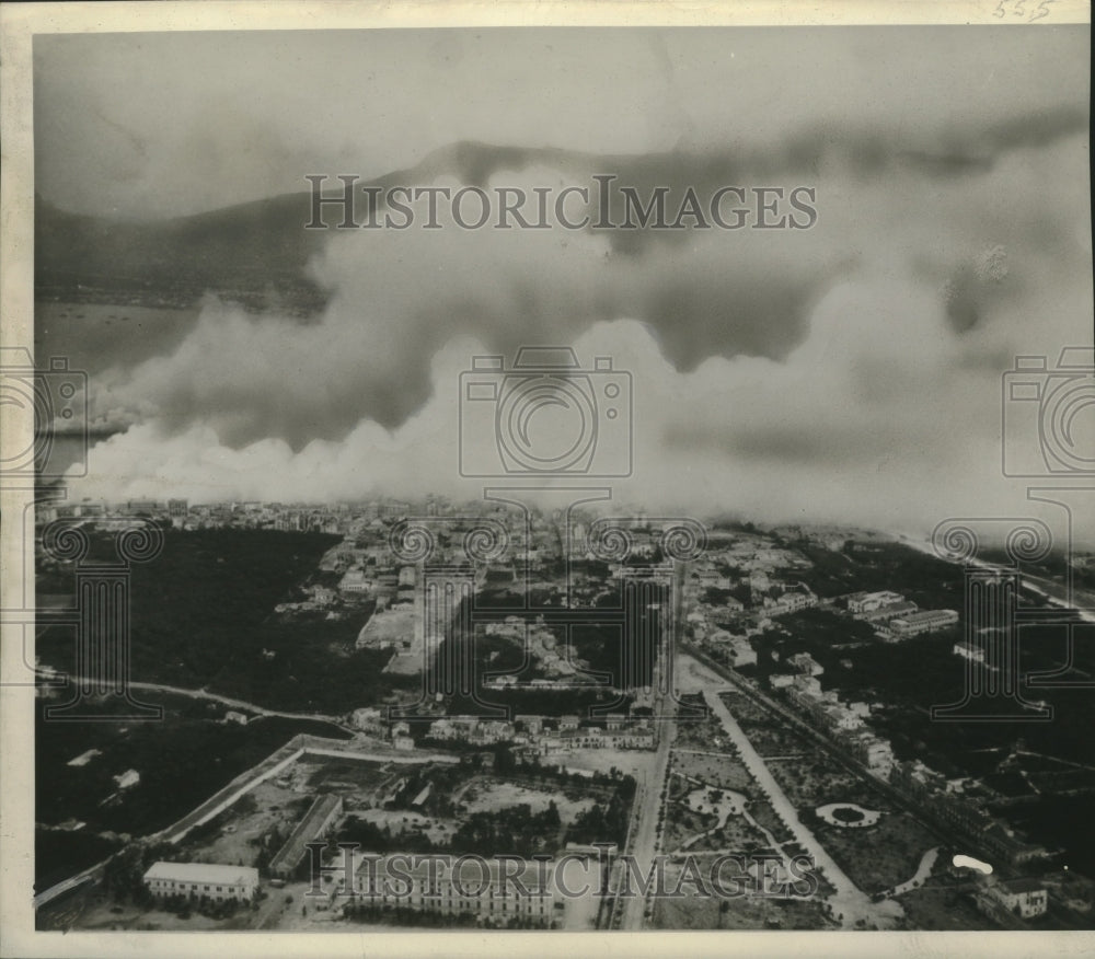 1943 Press Photo Harbor area of Palermo Sicily, Italy - mjb87946- Historic Images