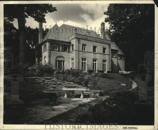 1965 Press Photo French provincial home sold to Mr. & Mrs. Frank H. Roby
