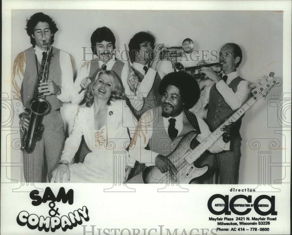 1980 Press Photo Music group Sam &amp; Company, Milwaukee, Wisconsin- Historic Images