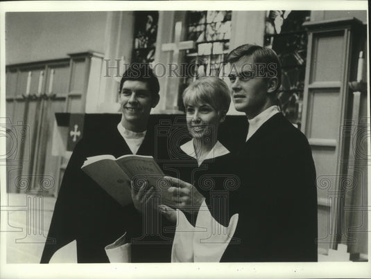 1968 Press Photo Members of St. Olaf Choir to begin 20 city tour - mjb88239- Historic Images