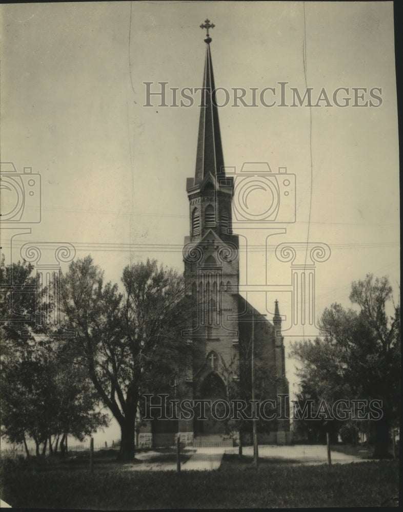 1926 Press Photo St. Matthias Catholic Church- Beloit Corners - mjb88836- Historic Images