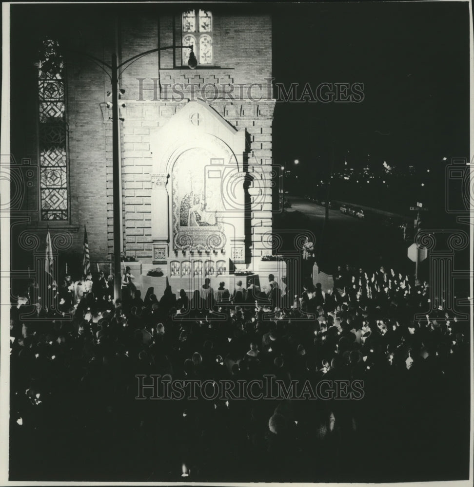 1967 Press Photo St. Stanislaus Catholic Church, Milwaukee - mjb89186- Historic Images