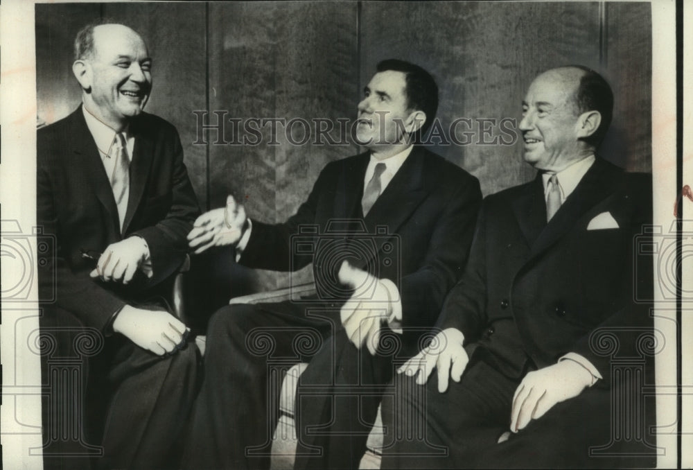 1961 Press Photo Secretary of State Rusk and others in Washington - mjb89395- Historic Images