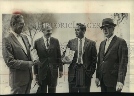 1961 Press Photo Attorneys for United Auto Workers during Kohler Company case.- Historic Images