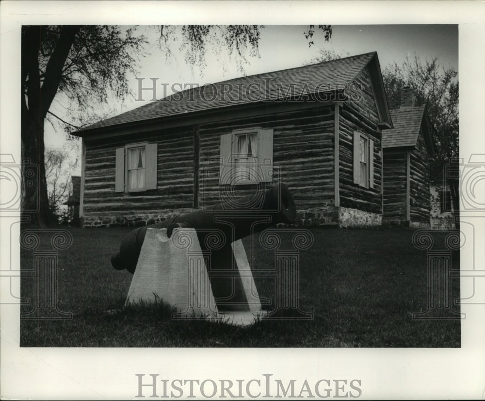 1962 Press Photo Surgeon&#39;s quarters at Ft. Winnebago near Portage, Wisconsin- Historic Images