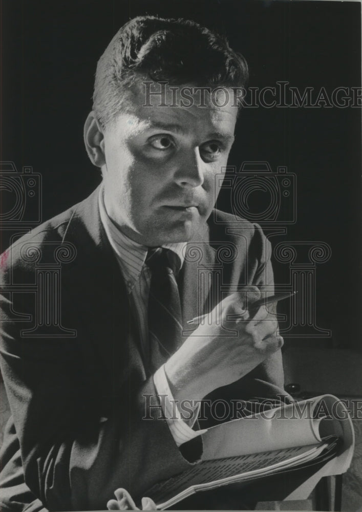 1982 Press Photo Paul Shyre - Miller&#39;s New Artistic Director - mjb91911