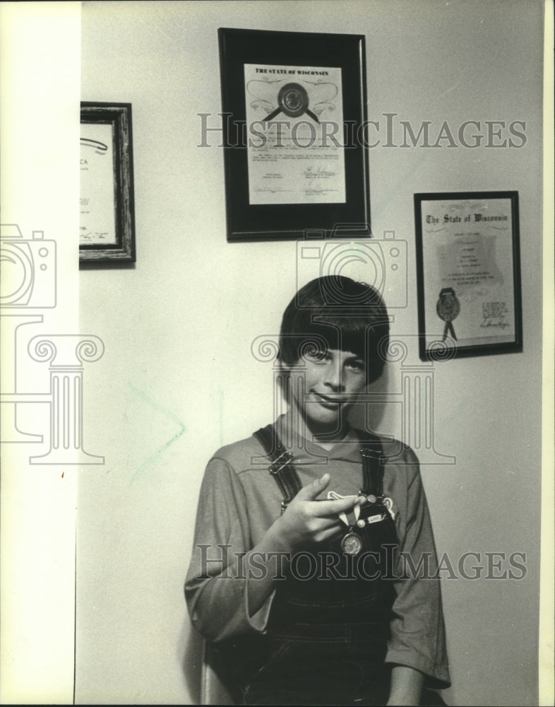 1981 Press Photo Joel Peterson won Young American Medal for Bravery - mjb92084- Historic Images