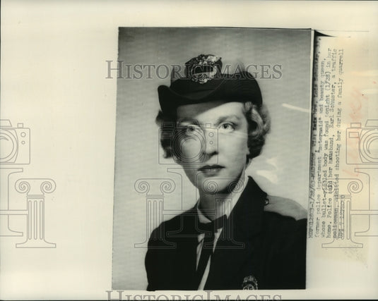 1963 Press Photo Metermaid & beauty queen Lois Schuster of Madison, Wisconsin