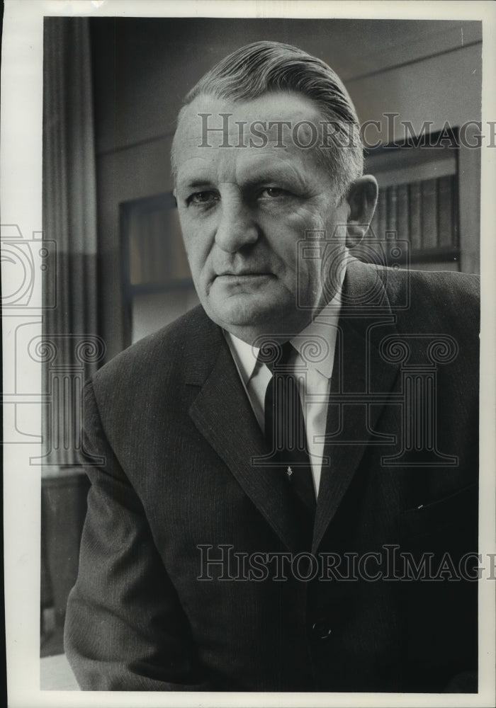 1964 Press Photo Vincent Schmit, Milwaukee City Tax Commissioner - mjb94078- Historic Images