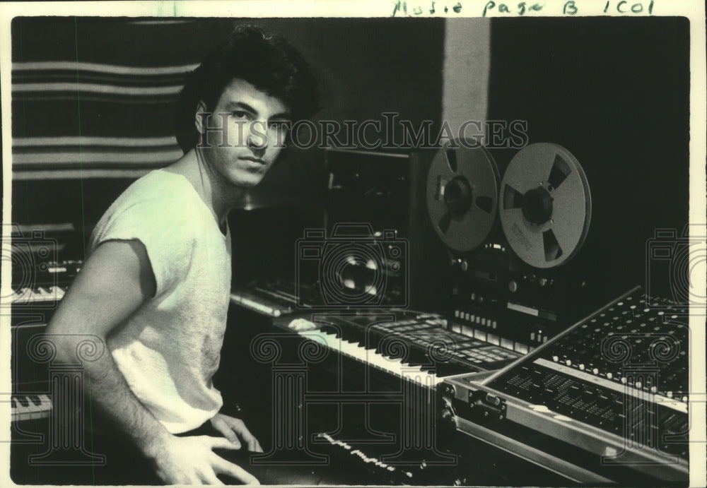 1984 Press Photo Chris Spheeris, Milwaukee musician - mjb97128- Historic Images