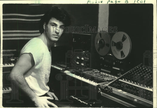1984 Press Photo Chris Spheeris, Milwaukee musician - mjb97128- Historic Images