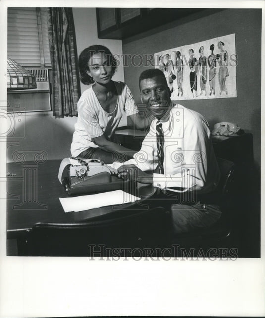 1969 Press Photo Bob Teague, newcaster, and wife Matt Turney Teague, dancer NY- Historic Images