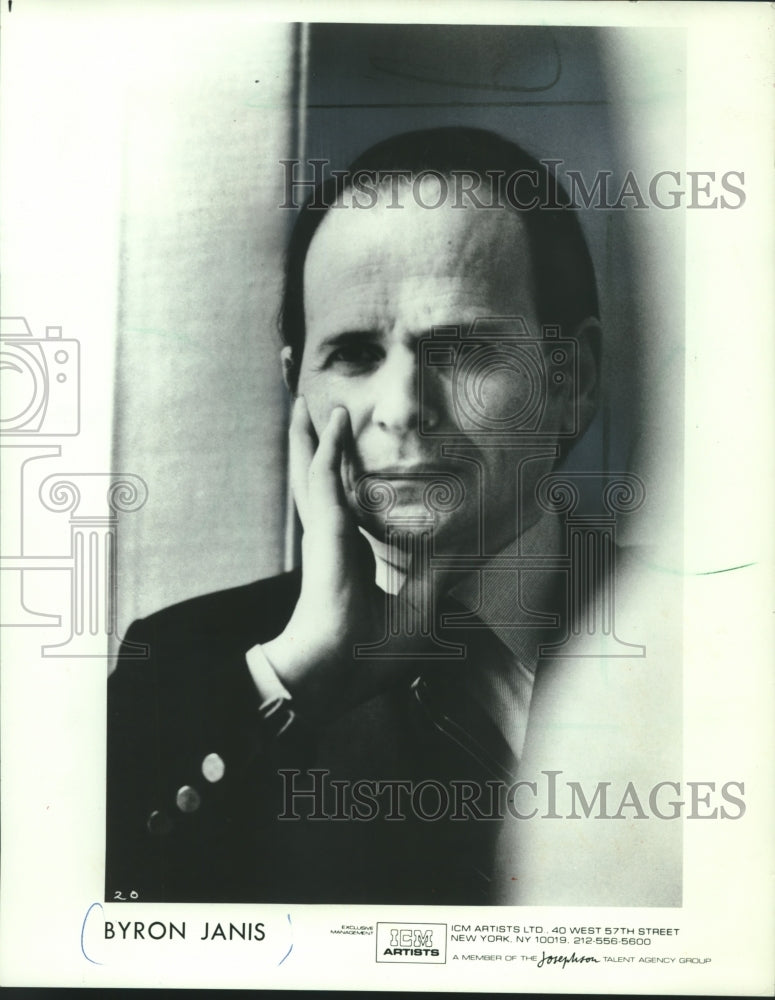 1983 Press Photo Byron Janis Pianist - mjb98481- Historic Images
